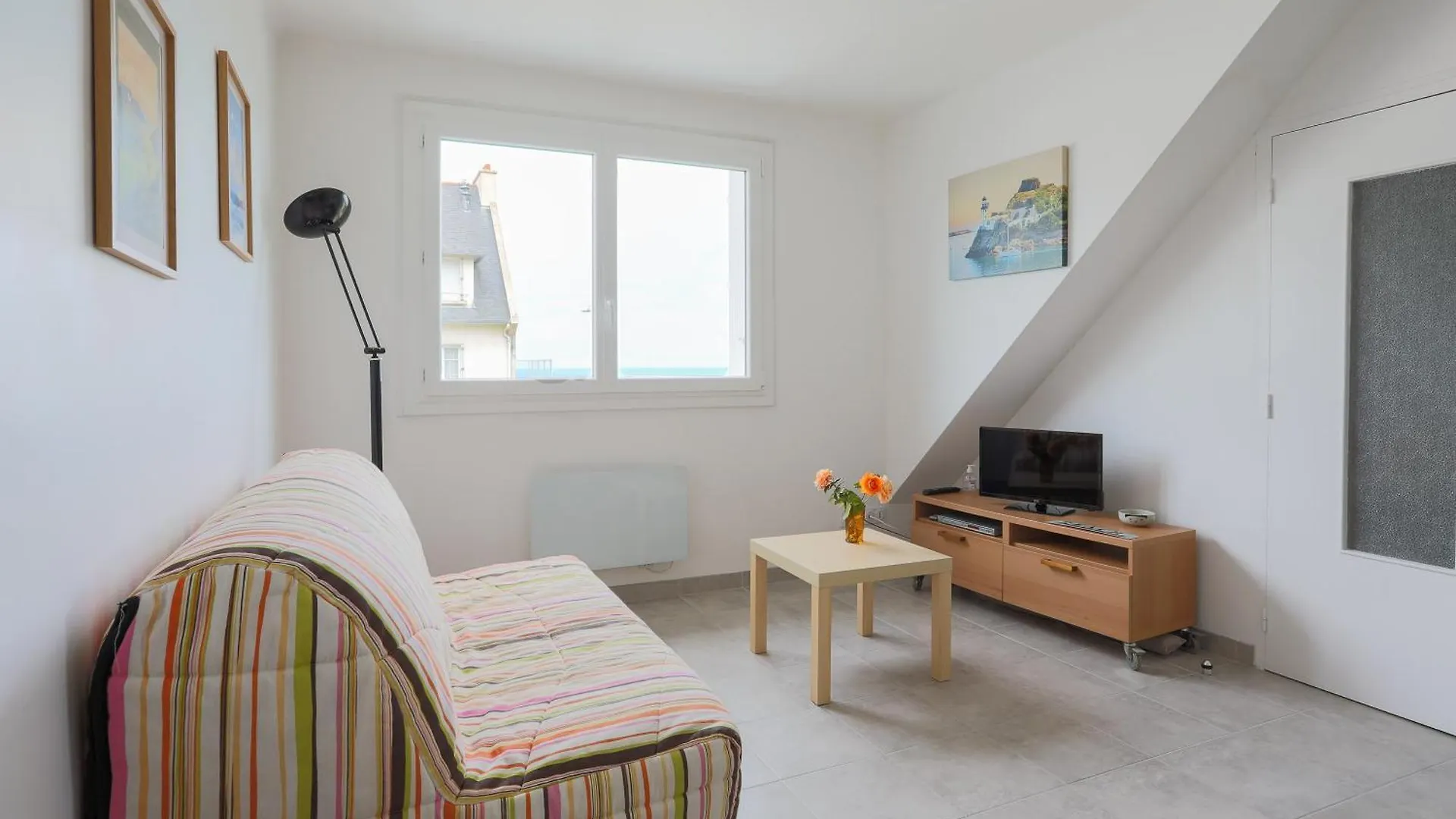 Le Petit Rozeur - Appt Vue Mer Plérin شقة